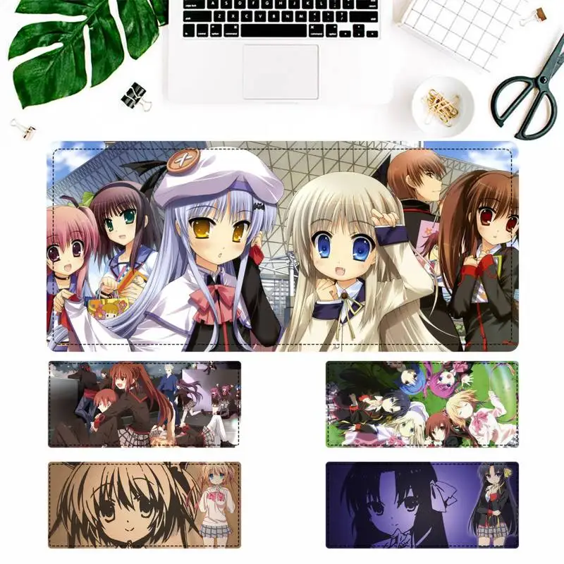 

Pattern Little Busters Mouse Pad Gaming MousePad Large Big Mouse Mat Desktop Mat Computer Mouse pad For Overwatch