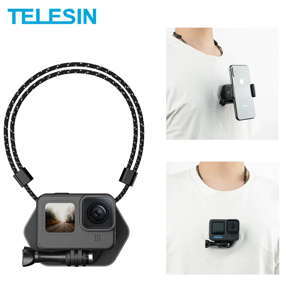 

TELESIN Magnetic Action Camera Quick Release Bracket Gopro Bracket for GoPro Hero 11 10 9 Insta360 X3 DJI Action 3 iPhone 14 13
