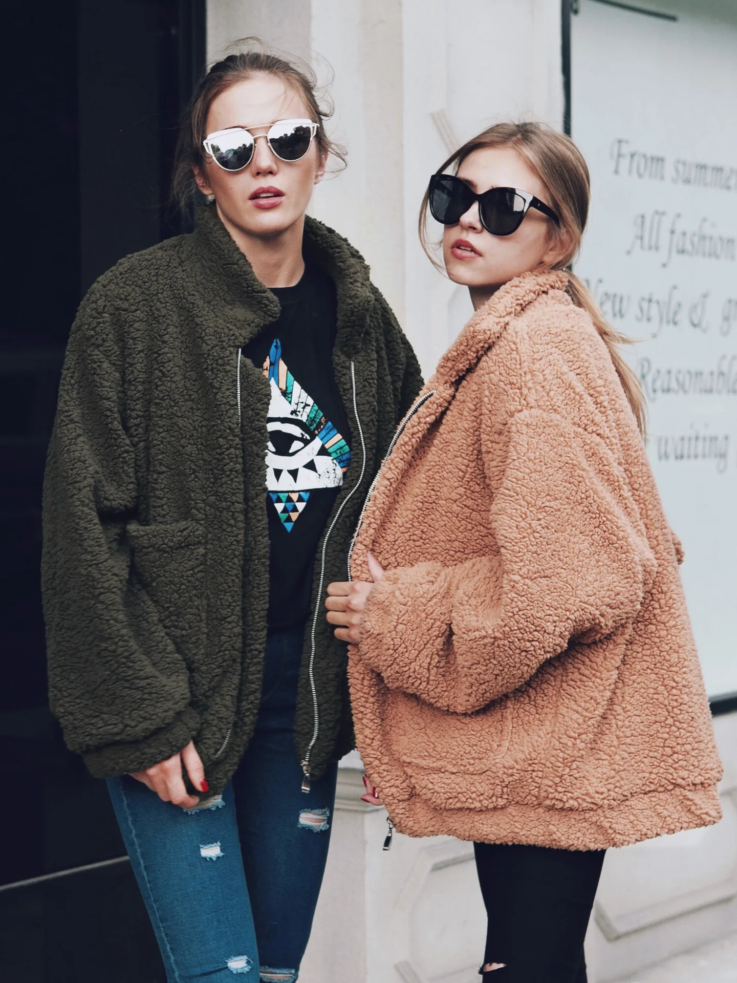 Теплая зимняя куртка SUSOLA из искусственного меха Женская трендовая на молнии с