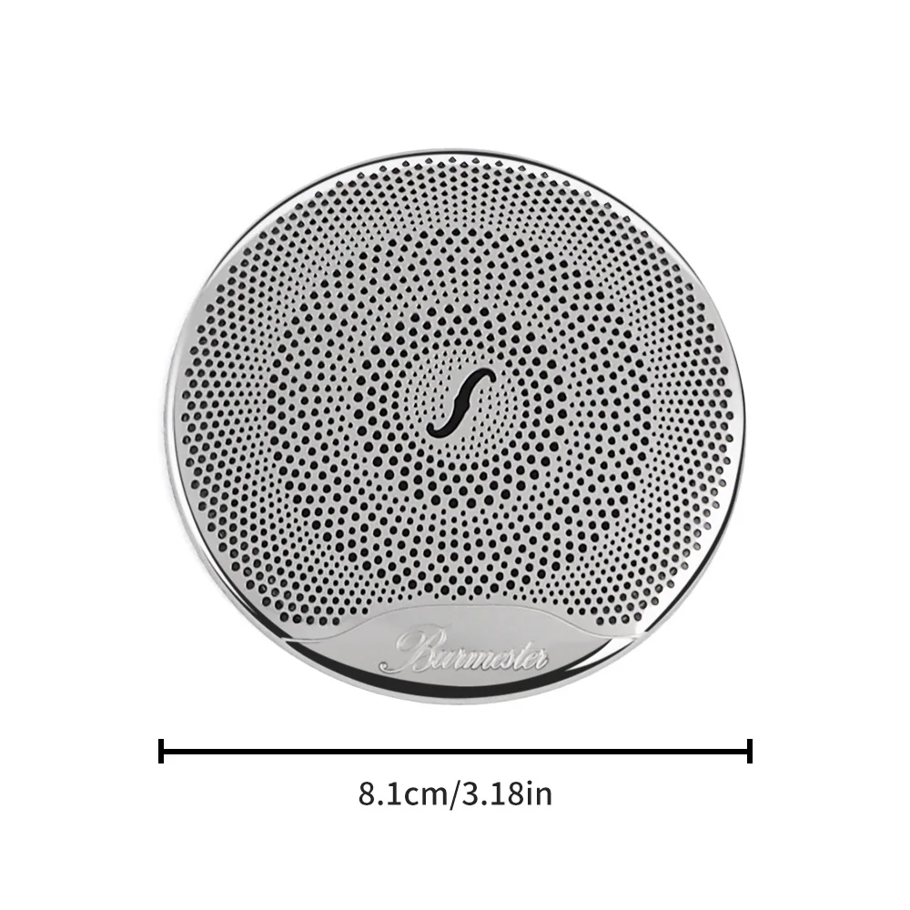 Ярко-серебристый Зеркальный Чехол Из 4 Шт. Для Динамиков Buralau Совместимый С