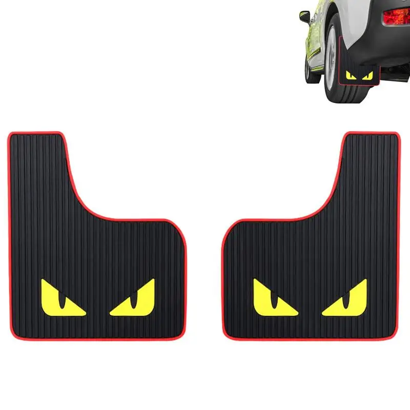 

Guards For Cars 2pcs Soft Automotive Mud Guard Car Mud Flaps Universal Black Guards PVC Mud Guard For No Collision