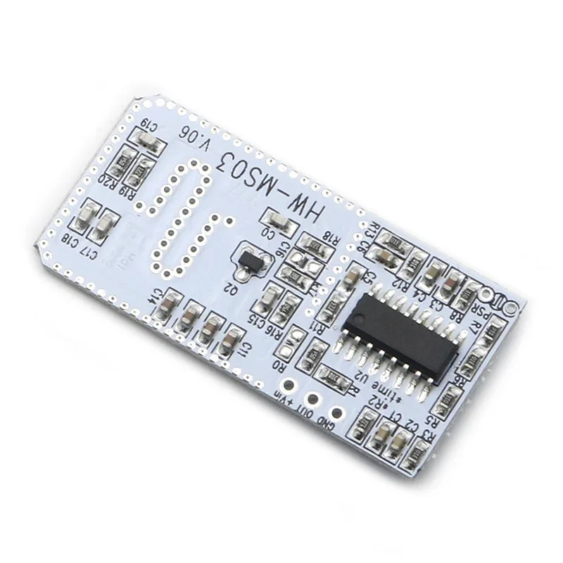 Высокопроизводительный датчик движения HW-MS03 2 4 ГГц до 5 8 микроволновый радар