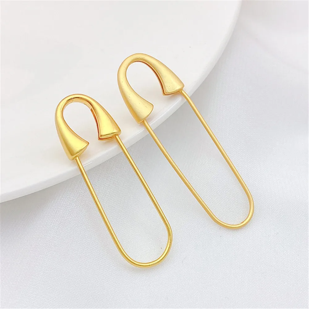 

Sand Gold Color Retaining Pins Handmade DIY Strapping Beads Hand Necklace Bracelet Simple Buckle Material First Jewelry Accessor