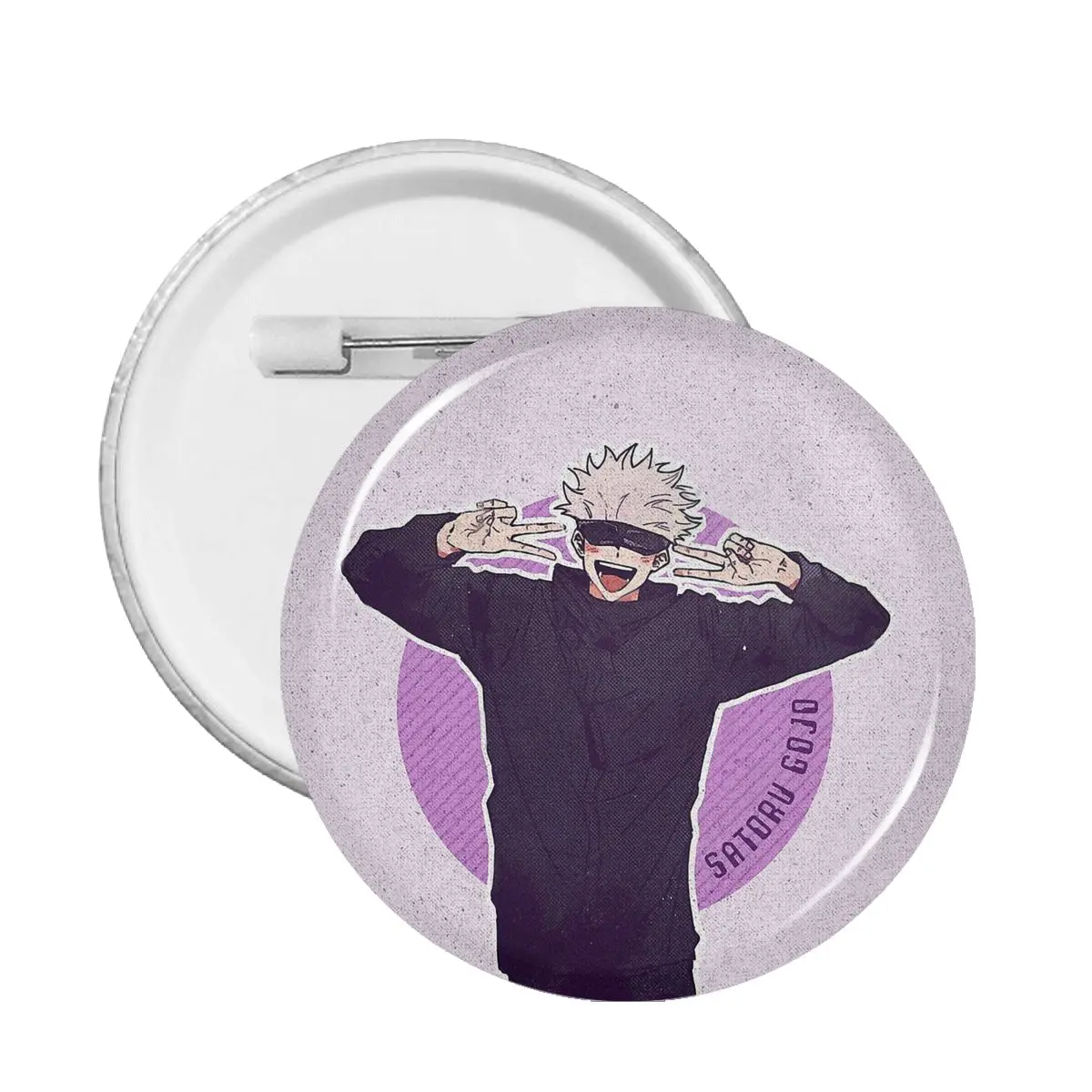 

Брошь в стиле аниме «Приключения джутсу кайсена», значок в эстетическом стиле Джоджо Сатору, металлические булавки для друзей