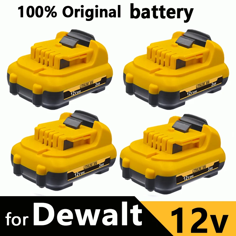 Фото Аккумулятор для DEWALT DW089LG, для аккумуляторов DEWALT 12V, 2.0Ah 3.0Ah, совместим с моделями DCB120, DCB124, DCB122, DCB127, DCB125, DCB123, для электроинструментов. №1