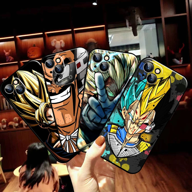 

Anime Dragon Ball Goku For Apple iPhone 13 12 11 Pro Max 13 12 Mini X XR XS Max SE 5 6 6S 7 8 Plus Phone Case Black Carcasa