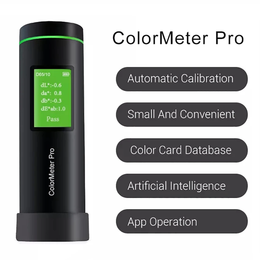 

Цветной измеритель, хромометр, умный прибор для измерения цвета, управление через приложение, автоматическая калибровка, Поддержка Android, iOS, Windows