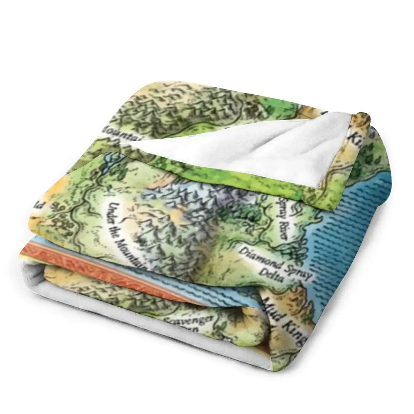 Одеяло с картами WOF декоративное одеяло для кемпинга младенцев красивые одеяла