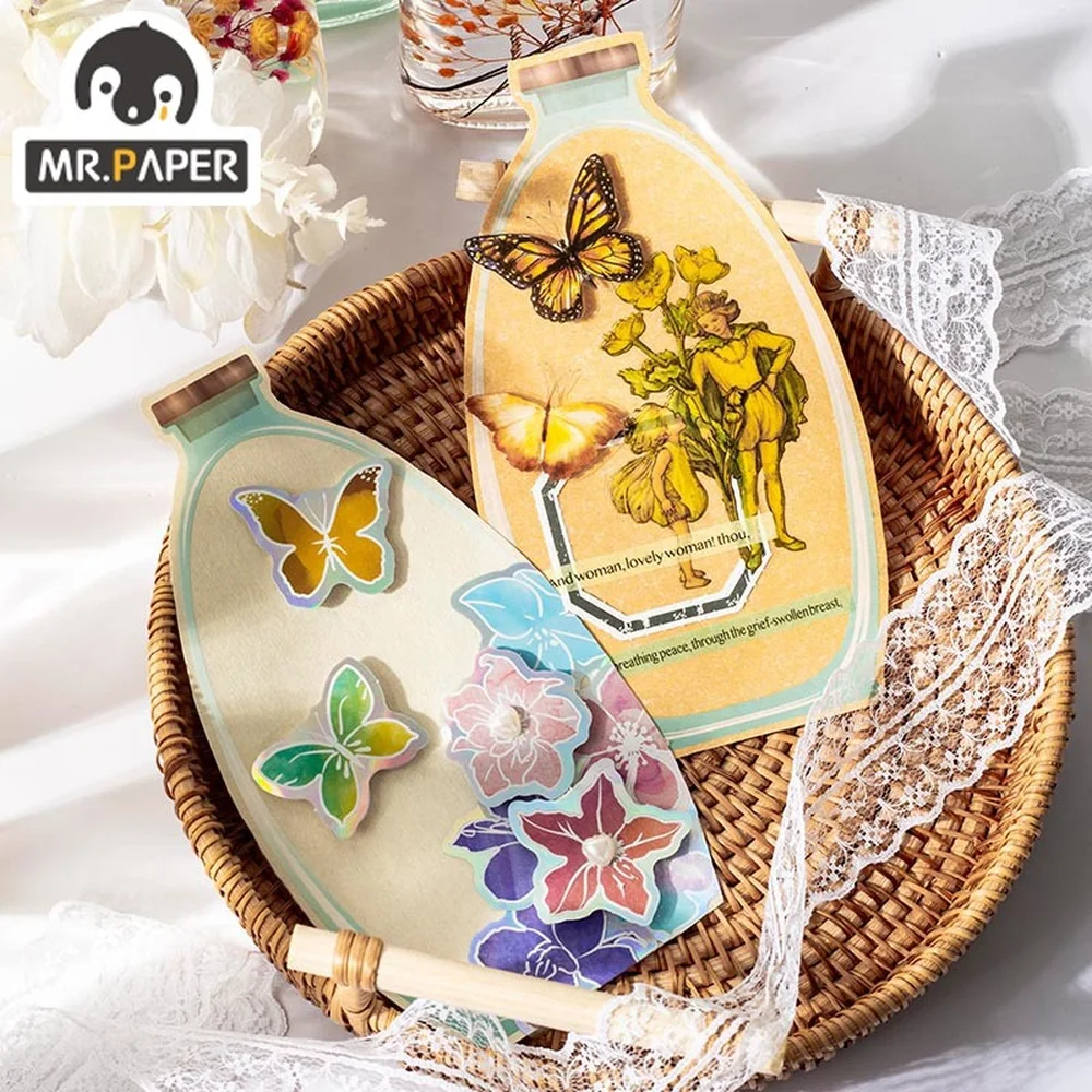 

Мистер бумага 8 дизайн красивый день цветок жизни творческие чернила наклейка для домашних животных пакет ручной аккаунт DIY декоративные на...