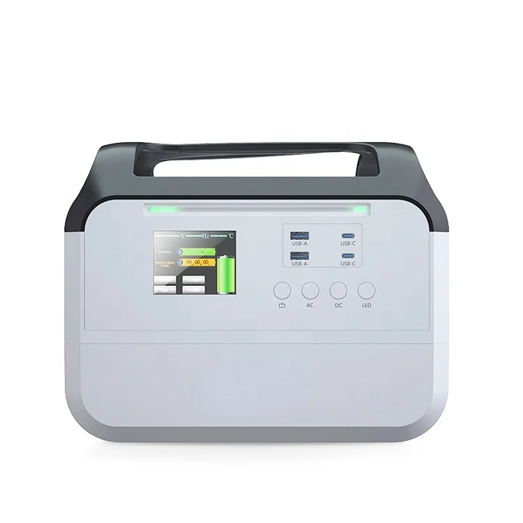 

Replaceable Battery Pack Portable power station 800W with long life time Portable solar power station