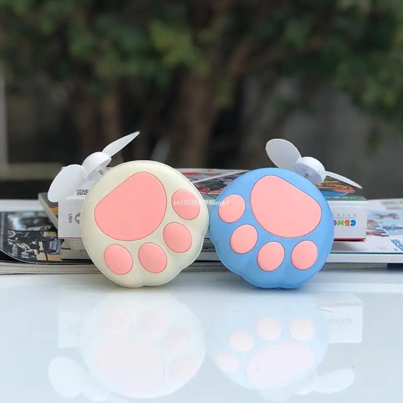 

Ручной вентилятор Cat Paw Портативный настольный USB-вентилятор для дома, пикника, офиса Dropship