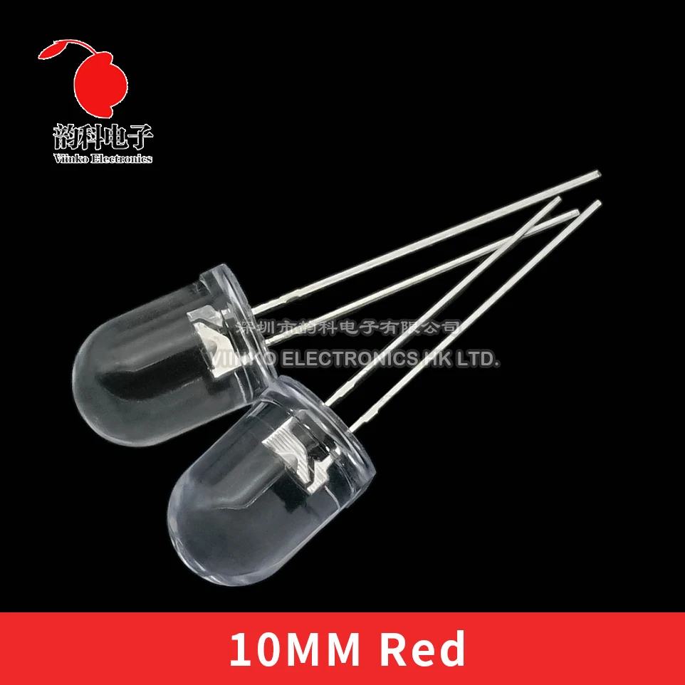 10 шт. светодисветодиодный F10 мм 5 цветов красный синий желтый зеленый белый