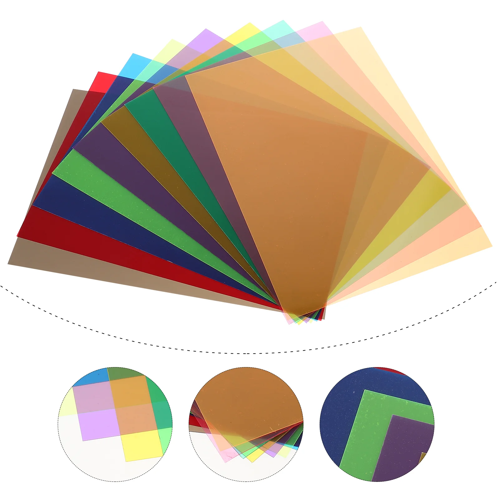 

Filters Color Filter Strobe Correction Flash Sheets Light Colored Set Photography Lighting Clear Film Transparent Studio