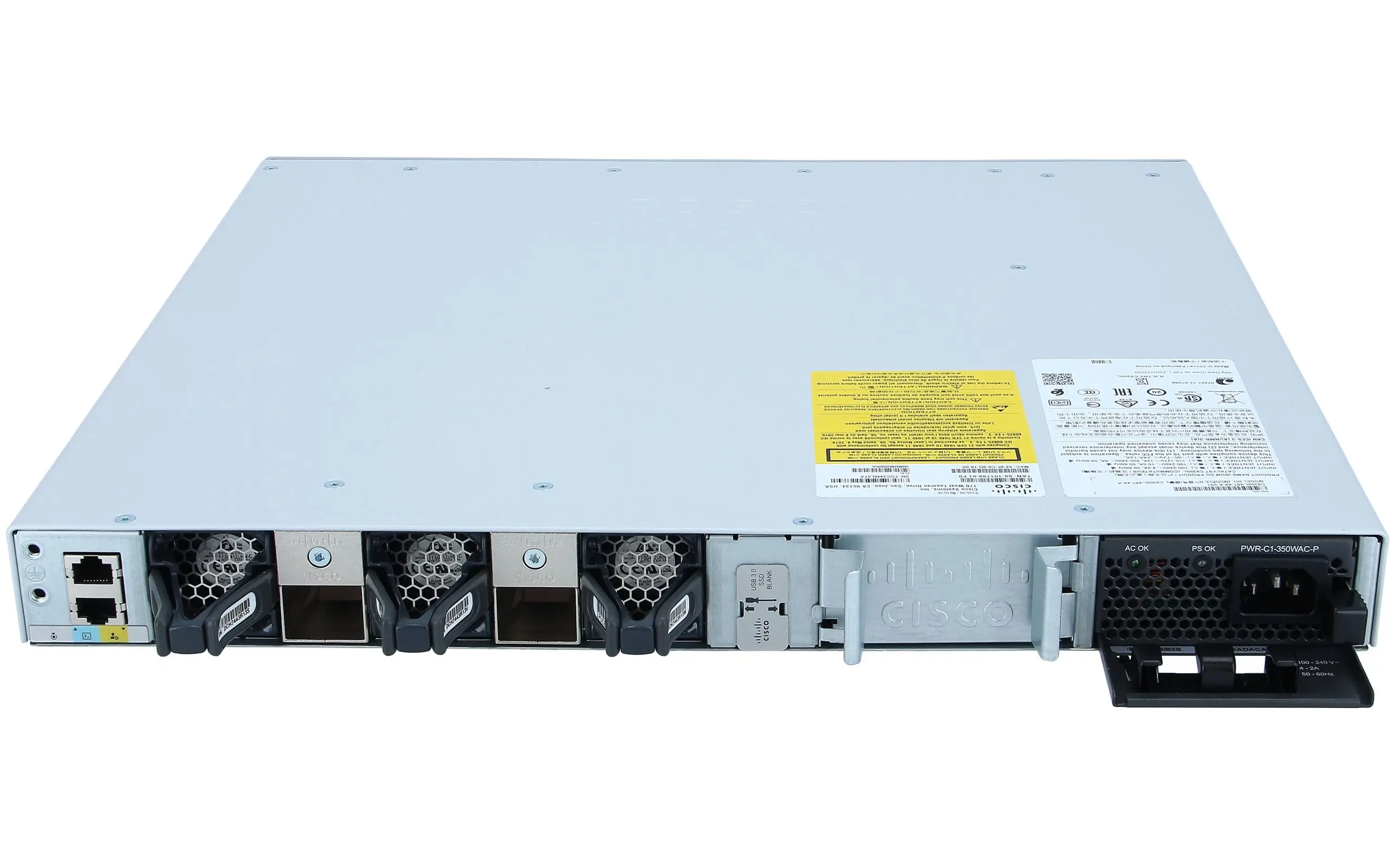 100% оригинальный коммутатор 48-портовый Gigabit Poe C9300L-48T-4G-E новый трехслойный