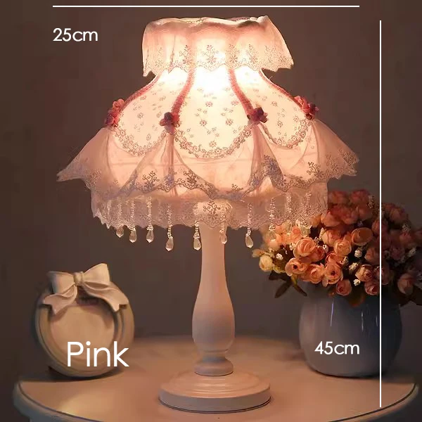 

Скандинавская настольная лампа в стиле принцессы, тканевая лампа с юбкой, прикроватный столик в стиле ретро для детской комнаты, спальни, девушки