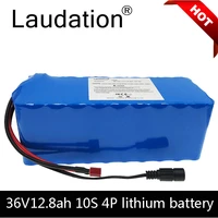 laudation 36v 12ah electric bicycle lithium battery 10s 4p high quality 18650 for 250w 350w 500w motorcycle scooter with 15a bms