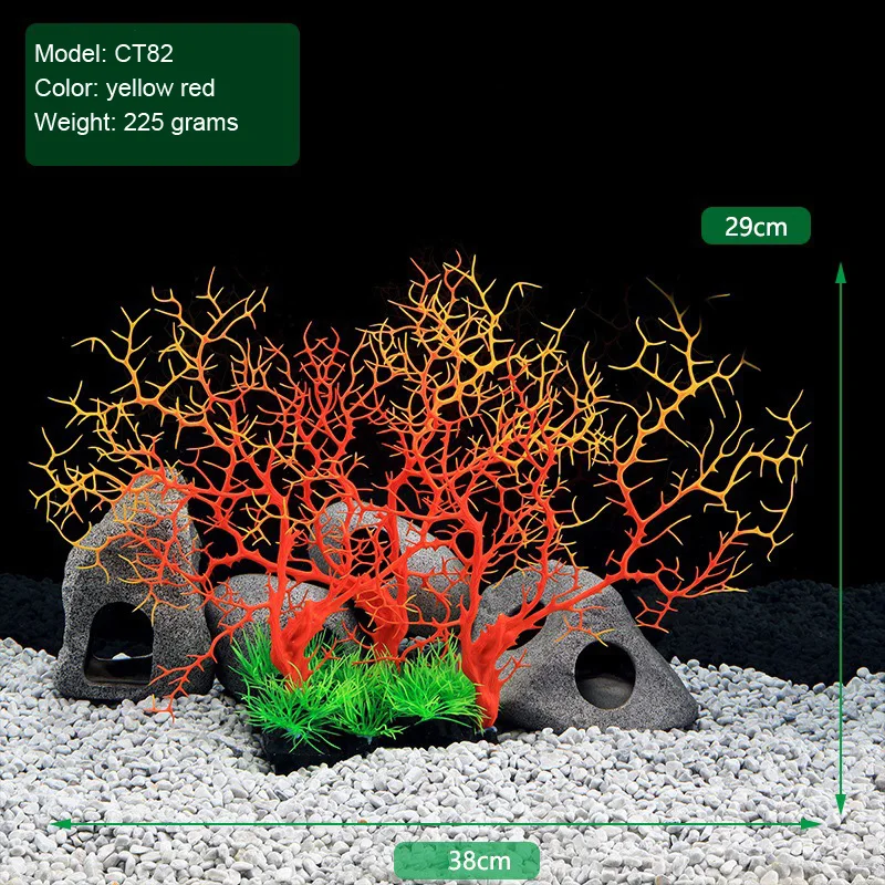 

Искусственное Коралловое дерево, железная ива, средиземноморский декоративный аквариумный ландшафт