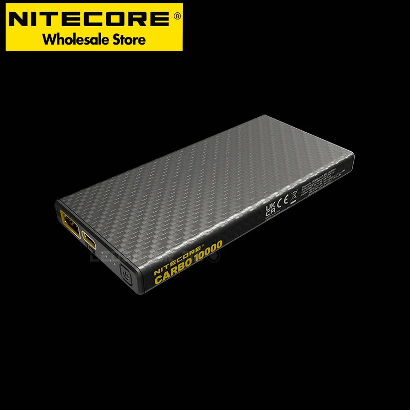 

QC PD Quick Charge Nitecore Carbo 10000 Lightweight 10000mAh Power Bank with One-touch Low Current Mode