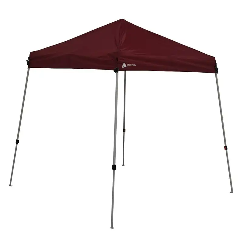 

10'FT x 10'FT Slant Leg Canopy, Watermelon Red, outdoor canopy