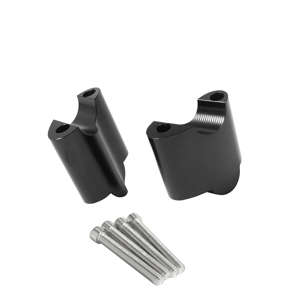 Черный Алюминиевый Подъемный Руль 2 Дюйма С Точностью ЧПУ Для Harley Sportster XL1200 XL48 2010-Up