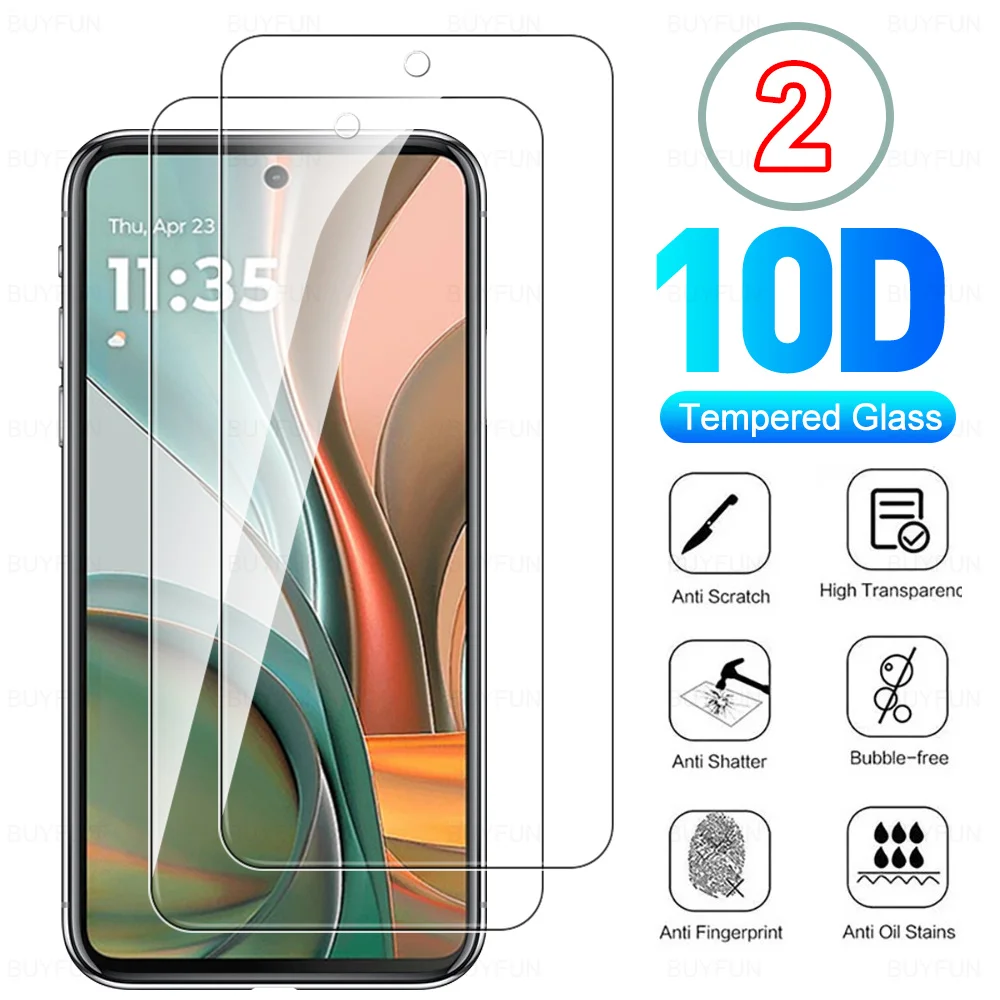 2 шт. Защитное стекло для Motorola Moto G75 5G Защитная пленка экрана MotoG75 G 75 2024 Передняя
