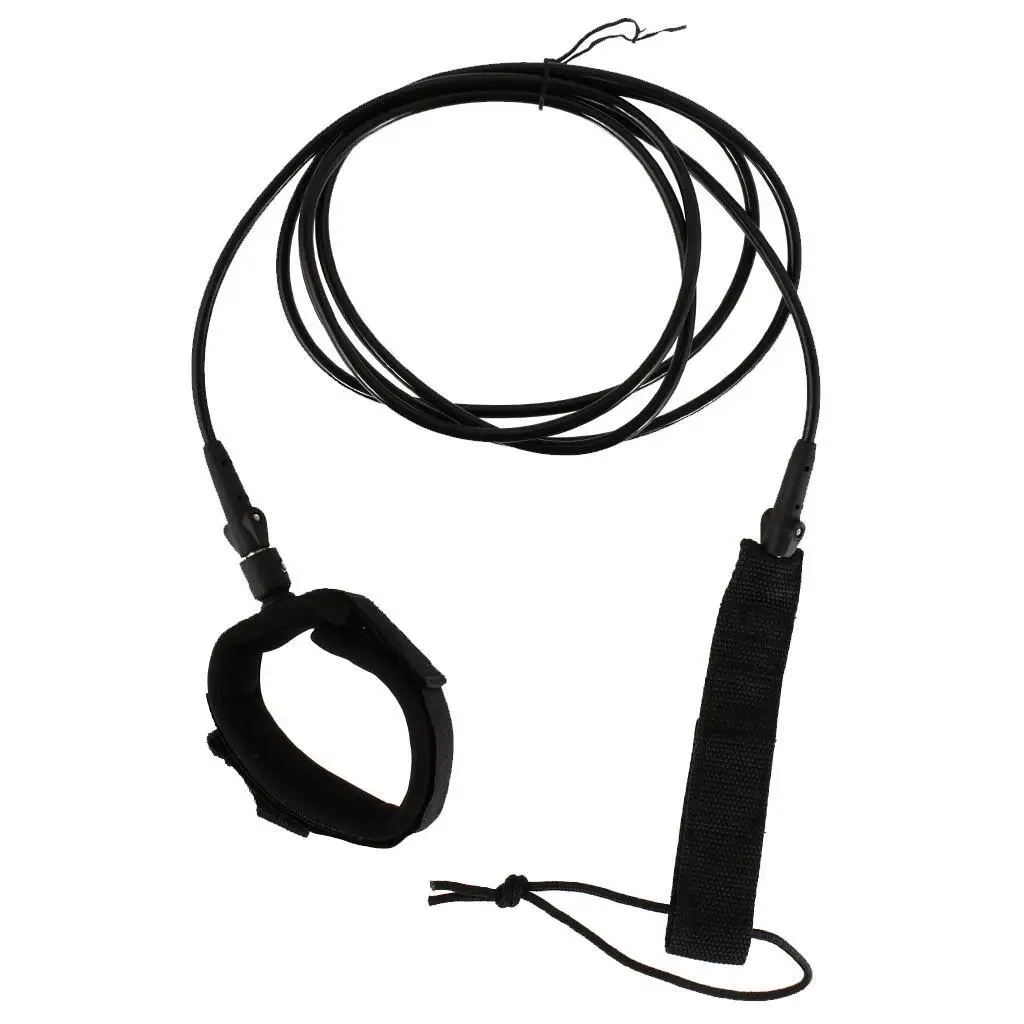 Спиральный поводок для серфинга, 9 футов, до лодыжки, для Sup-доски, веревка для ног, плота, Каяка Спиральный поводок для серфинга, 9 футов, до лодыжки, для Sup-доски, веревка для ног, плота, Каяка