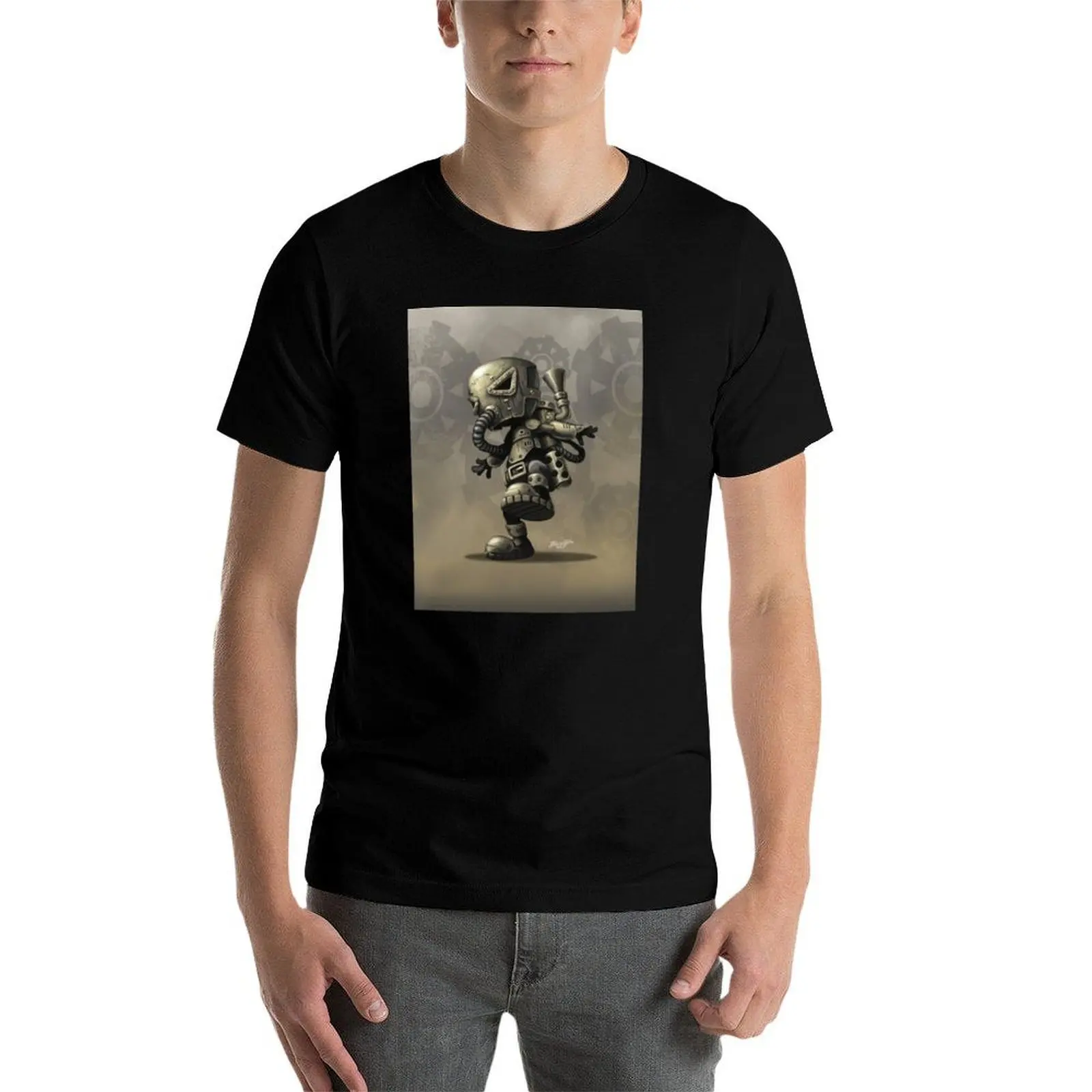 Фото BRUYN - Steambot T-Shirt мужская футболка дизайнерская футболка №4