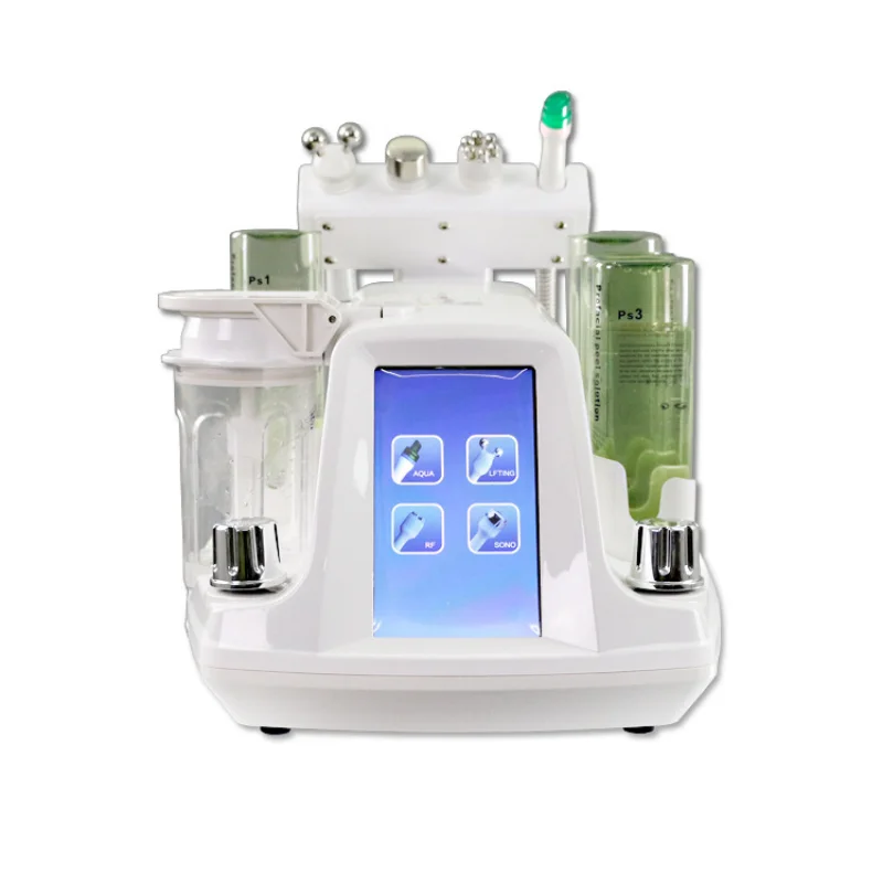 

4 In 1 Hydrodermabrasion Oxygen Jet Facial Water Aqua Peeling Dermabrasion H2 O2 Water Small Bubble
