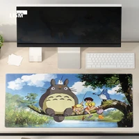kawaii totoro large game mouse pad anti slip cute keyboard desk mats hayao miyazaki anime modern style room decor accessories
