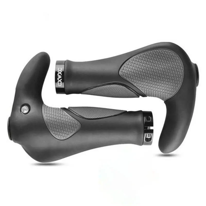 

Bike Bicycle Grips Ergonomic Mountain Road Bike Handlebar Grip Anti-slip Rubber Skid-proof Mtb Handle Grips Woth Lock Bike Parts