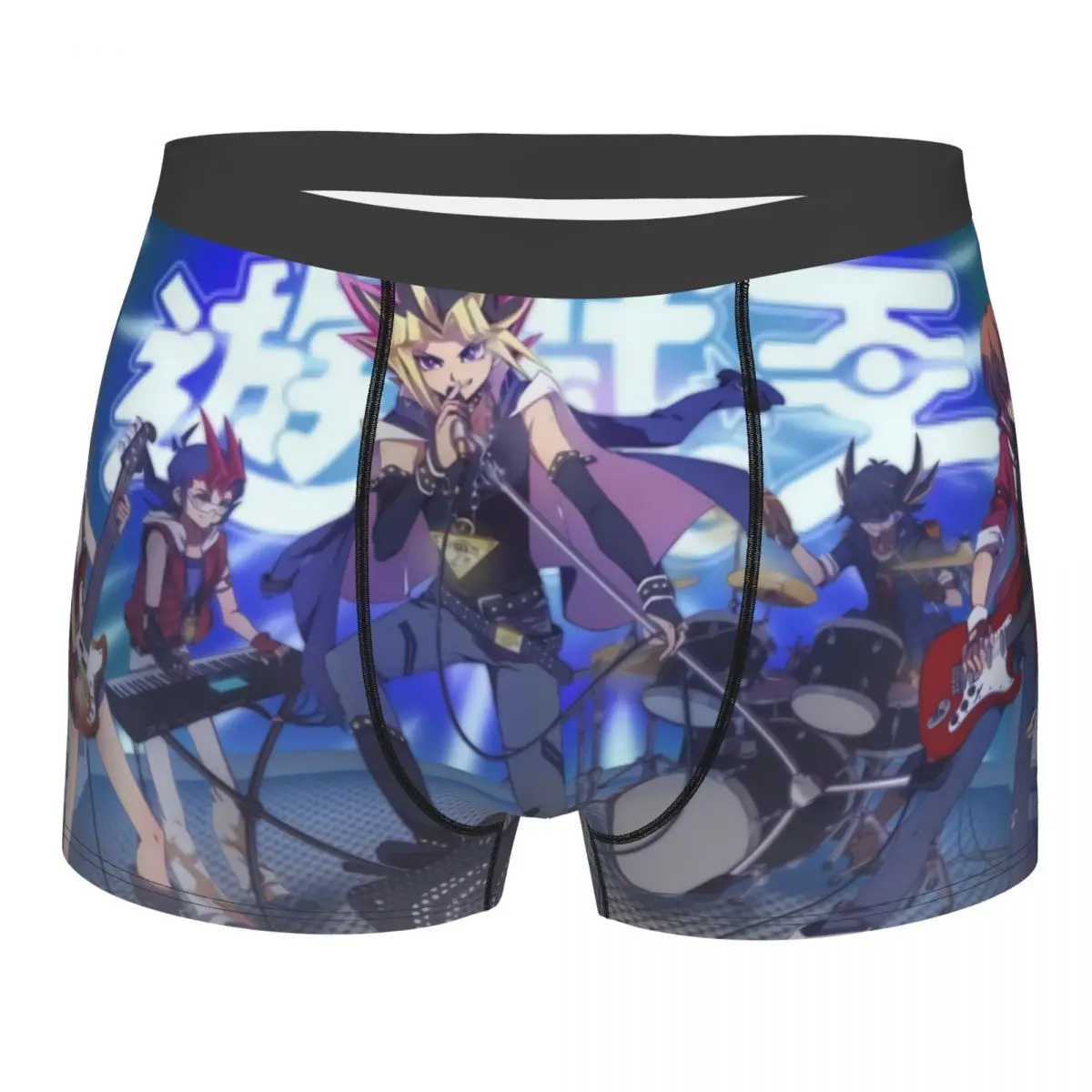 

Трусы-боксеры мужские с принтом и карточной игрой