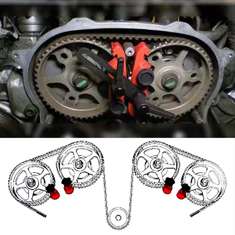 Инструмент для выравнивания распредвала Ремень ГРМ замена универсальная