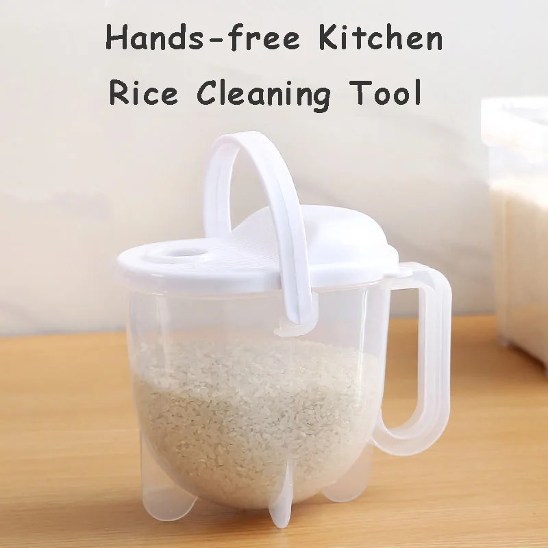 1 pcs Convenient Kitchen Plastic Cleaning Quick Wash The Rice Device Washing Rice Of Multifunctional Washer Rice Washing