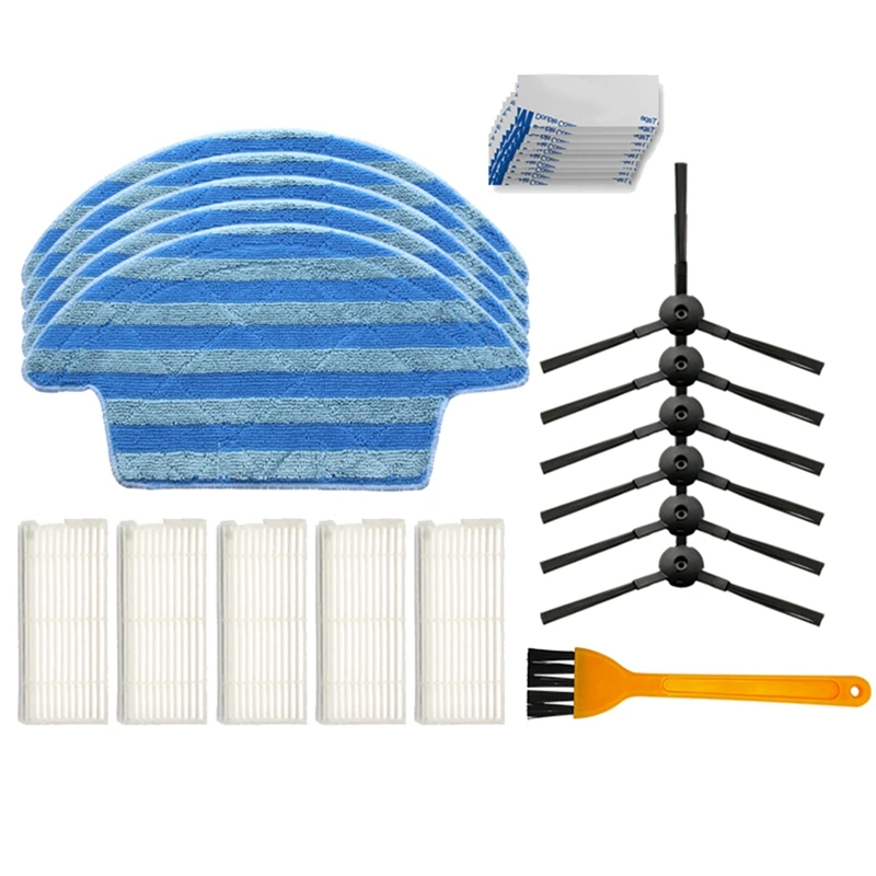 

Для Ilife V55 Pro Hepa фильтр, боковая щетка Mop тканевый фильтр Замена умная Роботизированная фотография