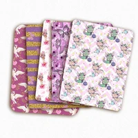 giraffe swan butterfly polyester cotton fabric sewing quilting fabrics needlework material diy handmade cloth 45145cmpc