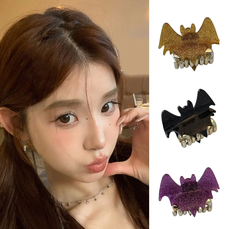 

Internet Celebrity Taking Photo Ponytail Hair Claw with Bat Wing Shape Hair Catch for Woman Teens High Ponytail DXAA