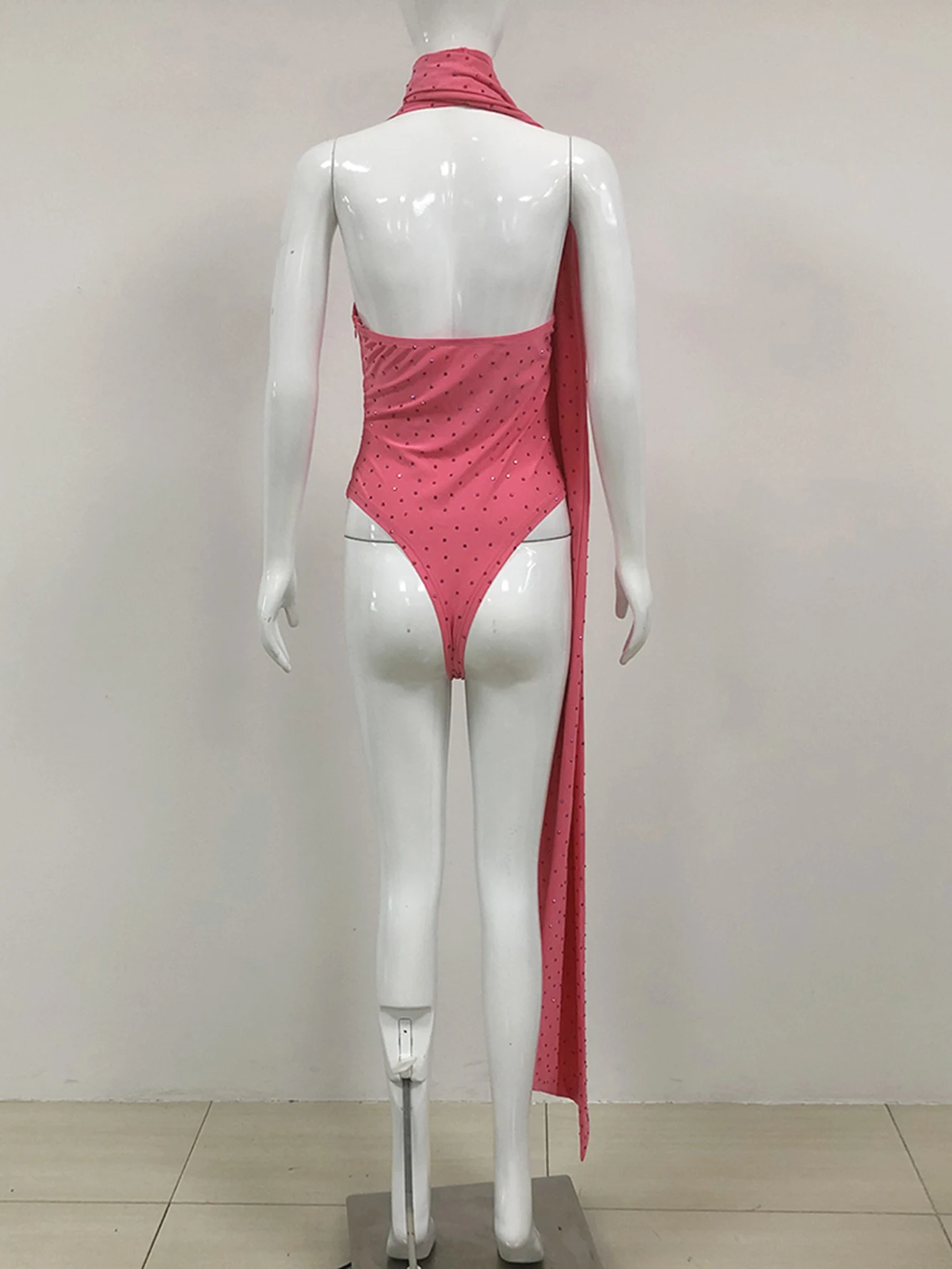 Высококачественный Женский облегающий комплект из 2 предметов с бриллиантами