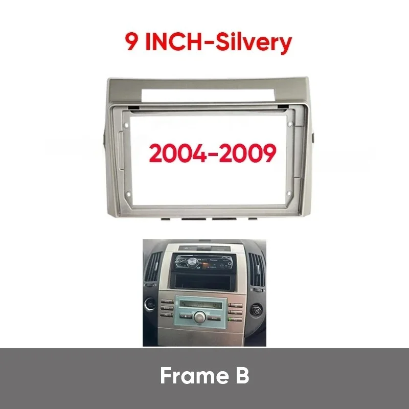 

9-дюймовый адаптер для Toyota Verso Corolla 2004-2009, автомобильная рамка, лицевая панель, Android-радио, монтажная панель, комплект жгутов проводов