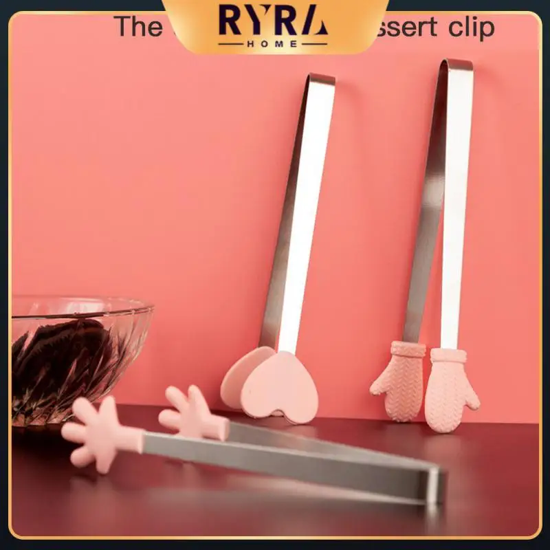 

Household Items Ice Clip Ice Candy Kitchen Tongs Kitchen Tweezers Non-slip Kitchen Clamp Meat Food Clip Creative Non-stick Mini