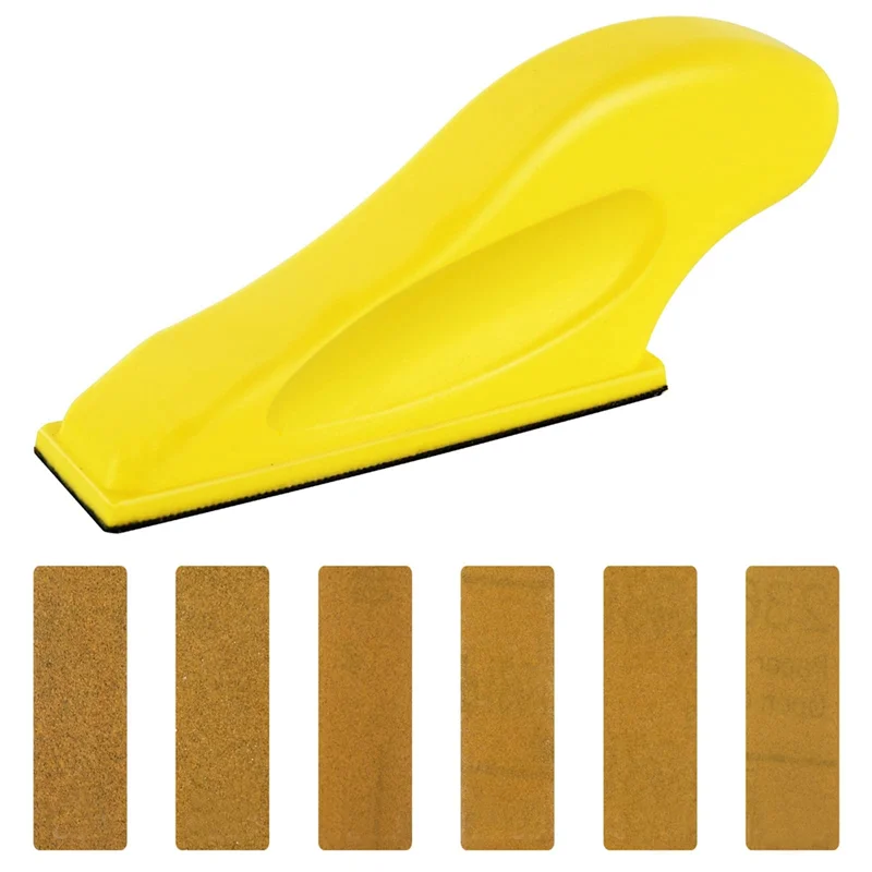 

Mini Sander Kit, Micro-Sanding Tools for Small Projects, Small Detail Handle Sanding for Tight Narrow Spaces&DIY Crafts