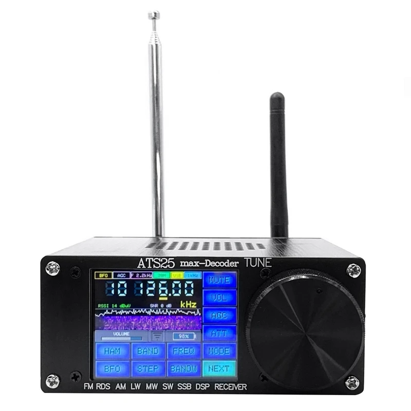 4.17 Air ATS25 Max декодер полнодиапазонный радиоприемник FM RDS AM LW MW SW SSB DSP приемник