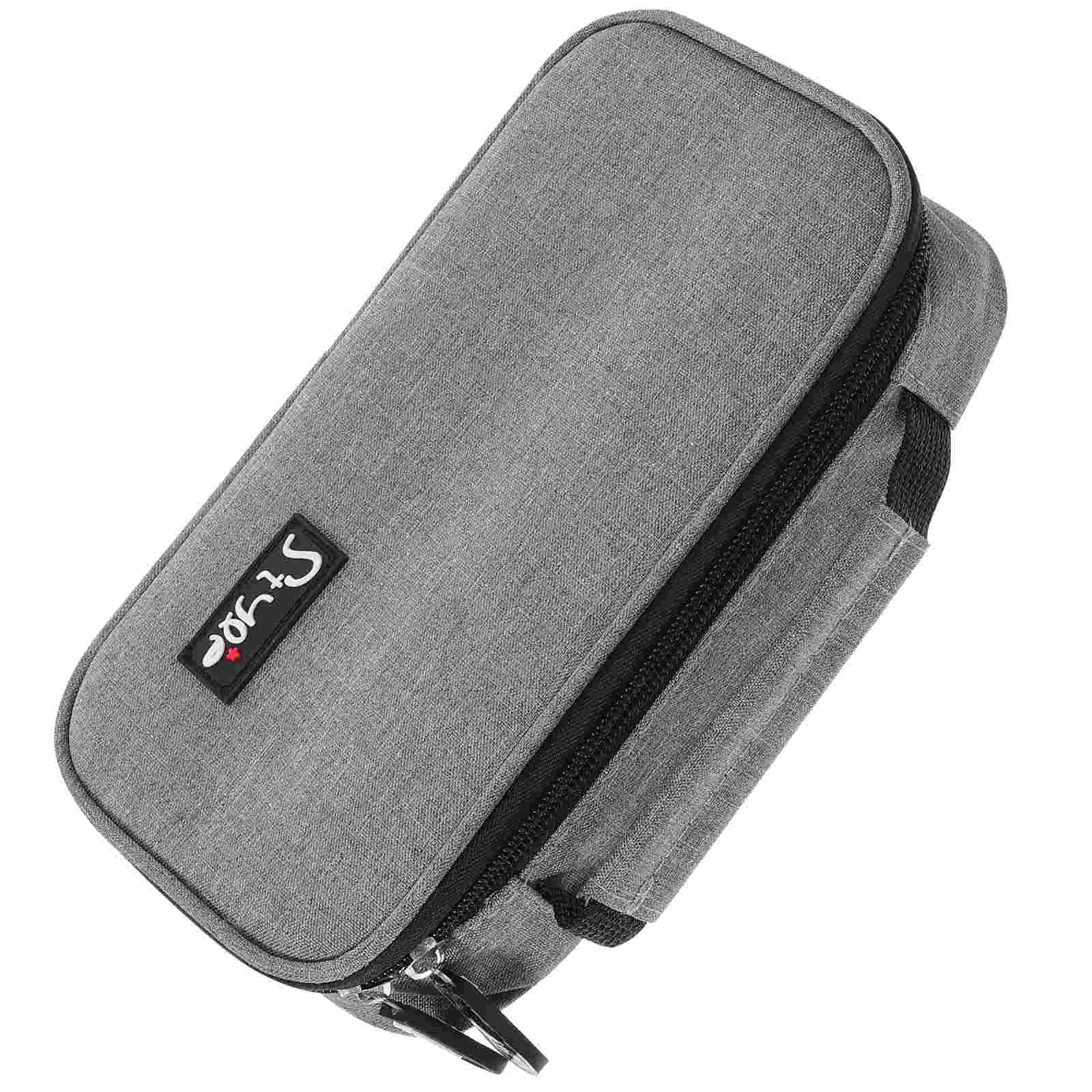 

Сумка для канцелярских принадлежностей, Женская холщовая сумка на молнии, вместительная Портативная сумка для студентов