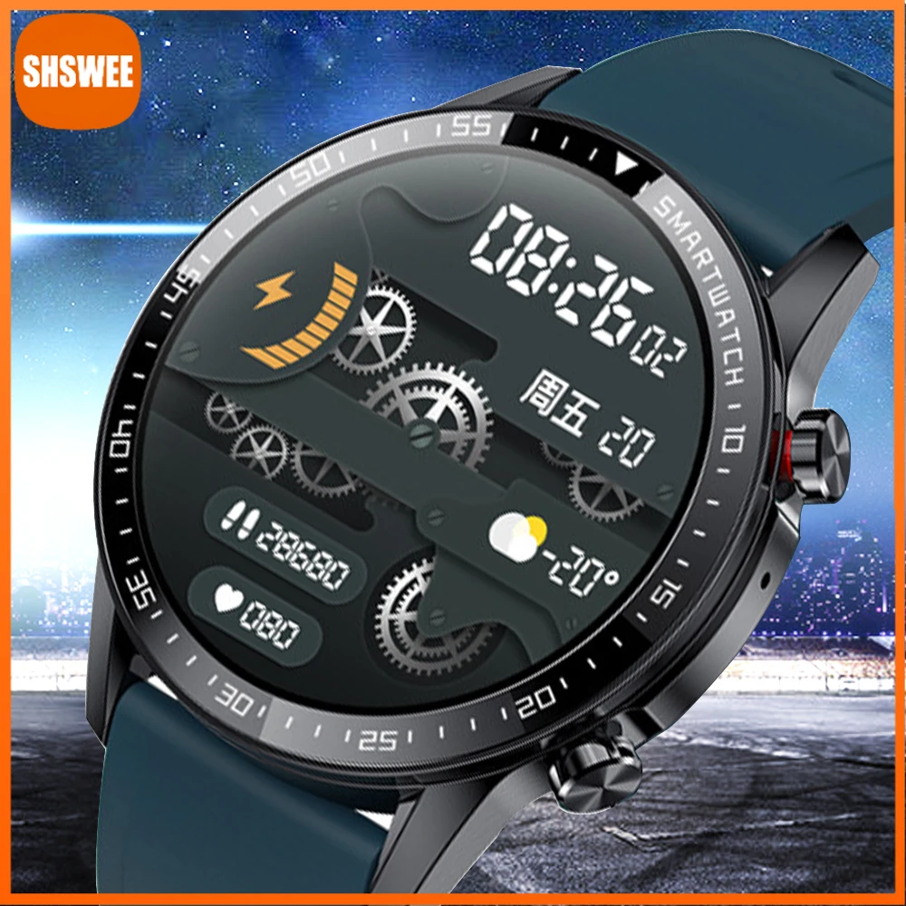 

Smart Watch for Men 1.3inch Full Touch Heart Rate Monitor IP67 Waterproof Fitness Tracker Bluetooth Answer Call Sport Watches