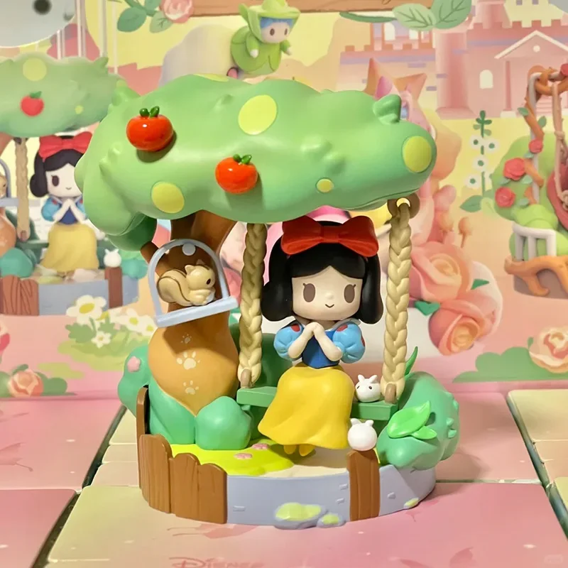 Disney Принцесса D-Baby цветочные качели модная игрушка фигурки героев таинственная