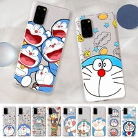 bandai cartoon anime doraemon phone case for samsung s20 s10 lite s21 plus for redmi note8 9pro for huawei p20 clear case