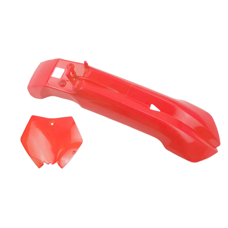 

LINGQI RACING мотоциклетное переднее крыло и защитная крышка номерного знака для Mini Apollo Pit Dirt Bike, аксессуары для внедорожного мотокросса