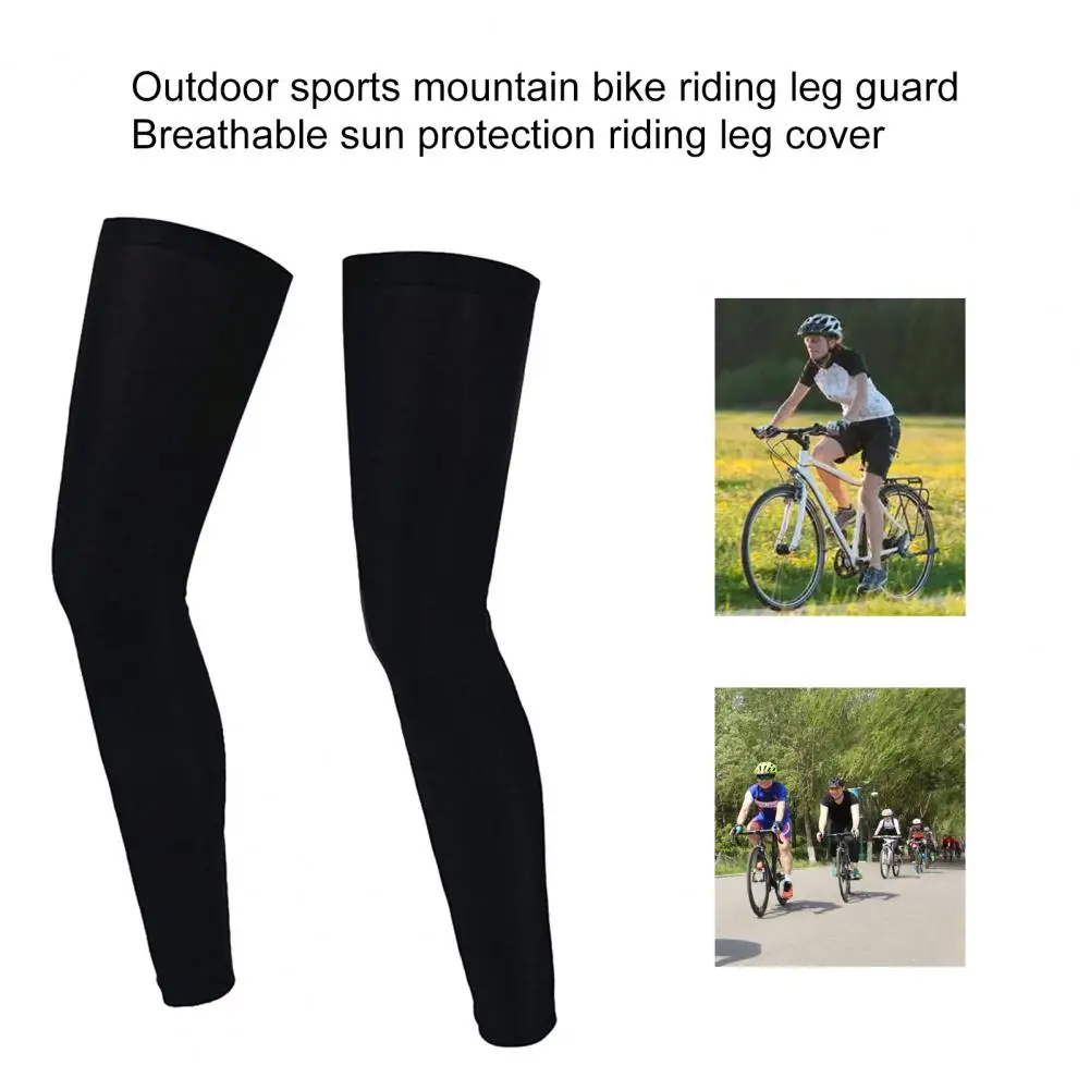 

1Pair Long Knee Sleeve Breathable Elastic Accessory Compression Flex Leg Sleeves for Exercise