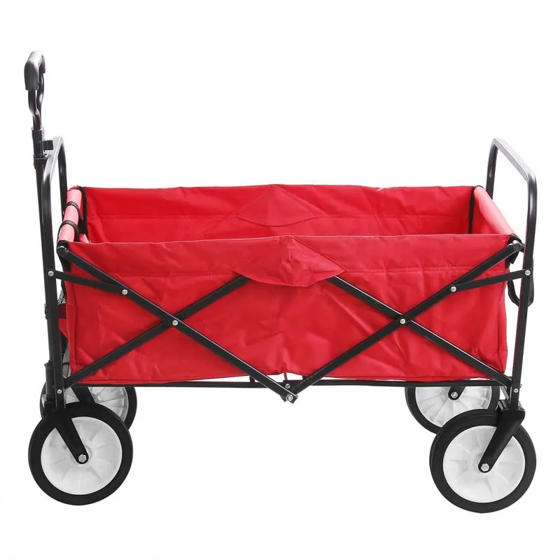 

Metal Pocket Picnic Outdoor 4 Wheel Foldable Trolley Beach Camping Garden For Sale