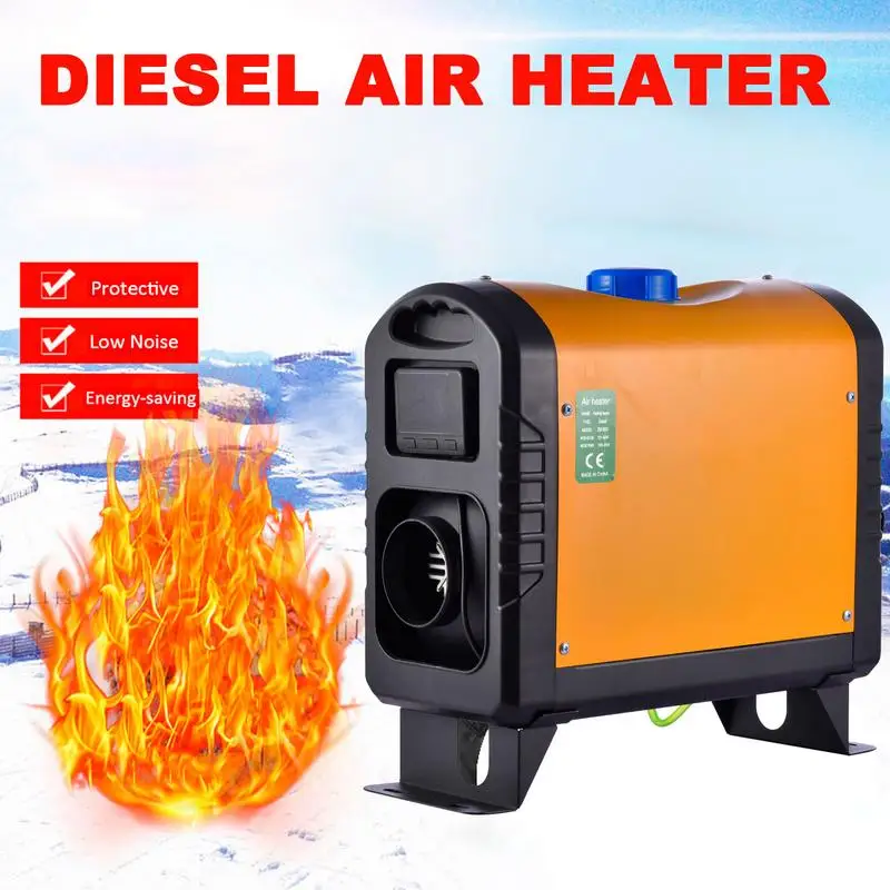 

All InDiesels Air Car Heater Host 8KW Adjustable 12/24V LCD English Remote Control Integrated Parking Heater Machine