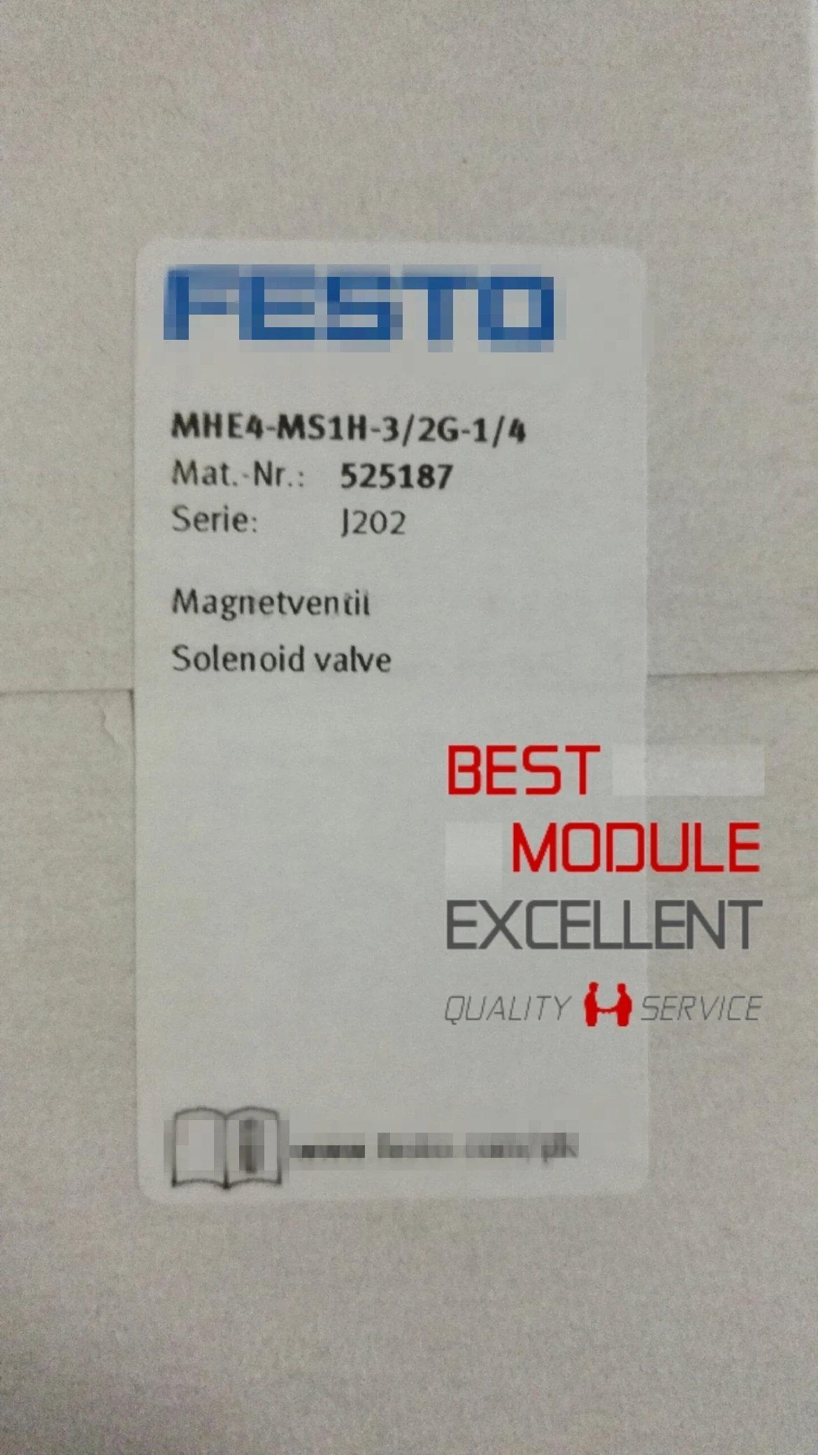 1PCS MHE4-MS1H-3/2G-1/4 525187 NEW 100% Quality Assurance